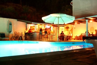 pool by night