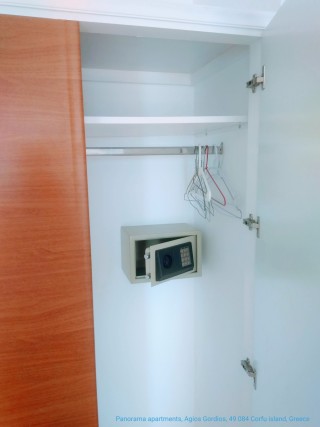 Wardrobe, safe box, studio w/ sofa